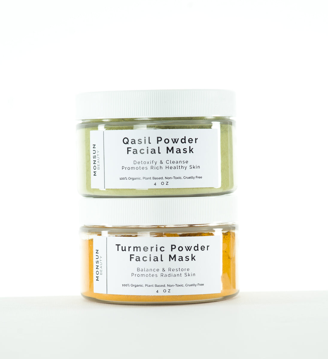 Qasil Facial Mask Powder Organic Mini Jar (4oz) – Monsun Beauty